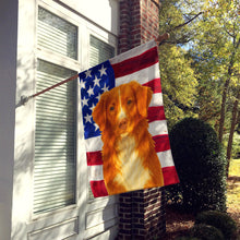 Load image into Gallery viewer, Copper Nova Scotia Duck Tolling Retriever American Flag House Flag
