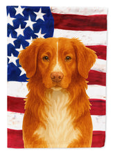 Load image into Gallery viewer, Copper Nova Scotia Duck Tolling Retriever American Flag House Flag