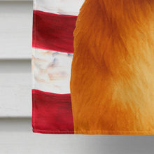 Load image into Gallery viewer, Red Nova Scotia Duck Tolling Retriever American Flag House Flag