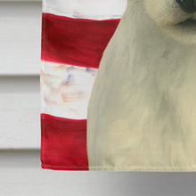 Load image into Gallery viewer, White and Black Jack Russell Terrier American Flag House Flag