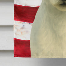 Load image into Gallery viewer, White Jack Russell Terrier American Flag House Flag