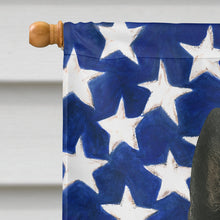 Load image into Gallery viewer, Black Scottish Terrier American Flag House Flag