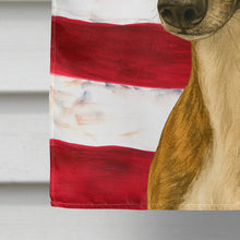 Load image into Gallery viewer, Brindle Whippet American Flag House Flag
