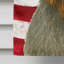 Load image into Gallery viewer, Steel Gray Wirehaired Pointing Griffon American Flag House Flag