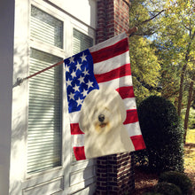 Load image into Gallery viewer, Coton de Tulear American Flag House Flag