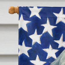 Load image into Gallery viewer, Blue Belton English Setter American Flag House Flag
