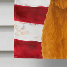 Load image into Gallery viewer, Irish Terrier American Flag House Flag