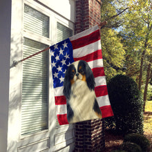 Load image into Gallery viewer, Tricolor Japanese Chin American Flag House Flag