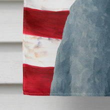 Load image into Gallery viewer, Kerry Blue Terrier American Flag House Flag