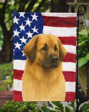 Load image into Gallery viewer, Sandy Leonberger American Flag Garden Flag
