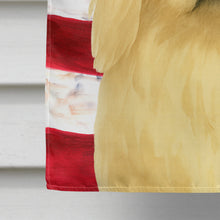 Load image into Gallery viewer, Cream Pekingese American Flag House Flag