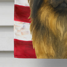Load image into Gallery viewer, Sable Pekingese American Flag House Flag