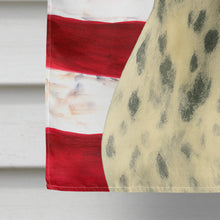 Load image into Gallery viewer, Black and White Pointer American Flag House Flag