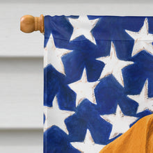 Load image into Gallery viewer, Orange and White Pointer American Flag House Flag