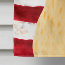 Load image into Gallery viewer, Orange and White Pointer American Flag House Flag
