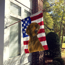 Load image into Gallery viewer, Liver Pointer American Flag House Flag
