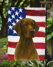 Load image into Gallery viewer, Liver Pointer American Flag Garden Flag
