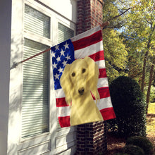 Load image into Gallery viewer, Cream Saluki American Flag House Flag