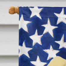 Load image into Gallery viewer, Cream Saluki American Flag House Flag