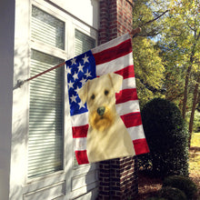 Load image into Gallery viewer, Sealyham Terrier American Flag House Flag