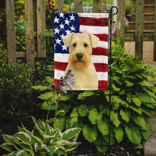 Load image into Gallery viewer, Sealyham Terrier American Flag Garden Flag