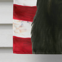 Load image into Gallery viewer, Black Skye Terrier American Flag House Flag