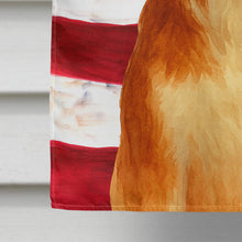 Load image into Gallery viewer, Welsh Springer Spaniel American Flag House Flag