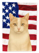 Load image into Gallery viewer, Cream and White Cat American Garden Flag