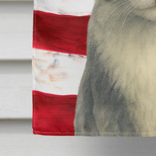 Load image into Gallery viewer, Gray and White Cat American House Flag