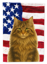Load image into Gallery viewer, Norwegian Forest Cat Brown Tabby American House Flag