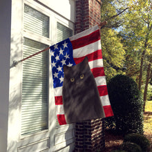 Load image into Gallery viewer, Persian Black Cat American House Flag