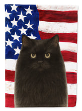 Load image into Gallery viewer, Persian Black Cat American Garden Flag