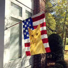 Load image into Gallery viewer, Cream Cat American House Flag
