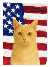 Load image into Gallery viewer, Cream Cat American House Flag