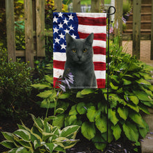 Load image into Gallery viewer, Gray Cat American Garden Flag