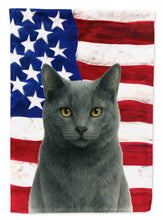 Load image into Gallery viewer, Gray Cat American Garden Flag