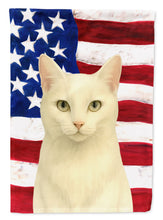 Load image into Gallery viewer, White Cat American House Flag