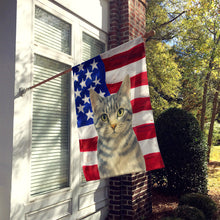 Load image into Gallery viewer, Gray Mackerel Cat American House Flag