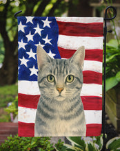Load image into Gallery viewer, Gray Mackerel Cat American Garden Flag
