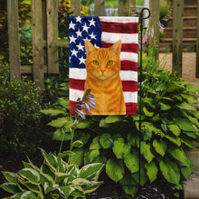 Load image into Gallery viewer, Orange Classic Cat American Garden Flag