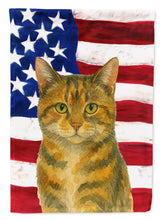 Load image into Gallery viewer, Patched Tabby Cat American House Flag