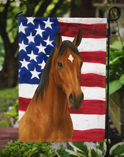 Load image into Gallery viewer, Bay Quarter Horse American Garden Flag