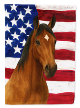 Load image into Gallery viewer, Bay Quarter Horse American Garden Flag