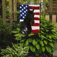 Load image into Gallery viewer, Black Quarter Horse American Garden Flag