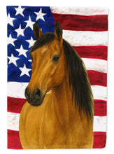 Load image into Gallery viewer, Buckskin Quarter Horse American House Flag