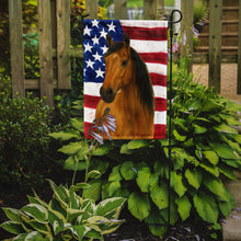 Load image into Gallery viewer, Buckskin Quarter Horse American Garden Flag