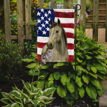 Load image into Gallery viewer, Gray Quarter Horse American Garden Flag