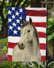 Load image into Gallery viewer, Gray Quarter Horse American Garden Flag