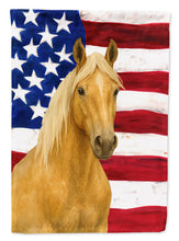 Load image into Gallery viewer, Palomino Quarter Horse American Garden Flag