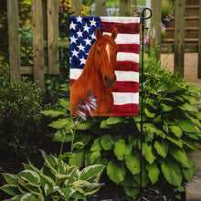 Load image into Gallery viewer, Sorrel Quarter Horse American Garden Flag